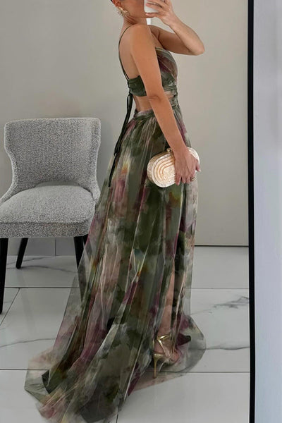 Vaëlia™ | Blomsterprint maxikjole