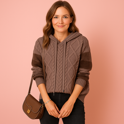 Fabiola™ | Jacquard-hættetrøje