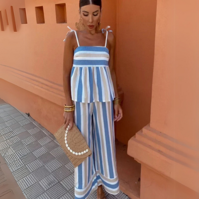 Hanne™ | Trykt Buksetøj Sommeroutfit