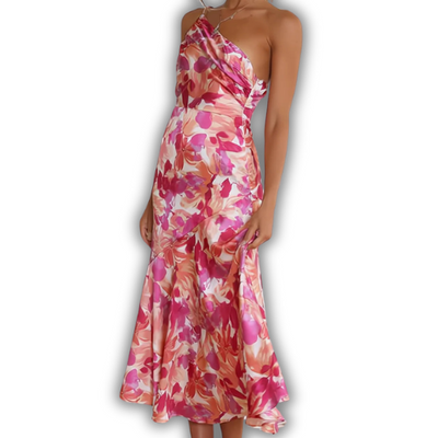 Diane™ | Blomsterkjole i satin