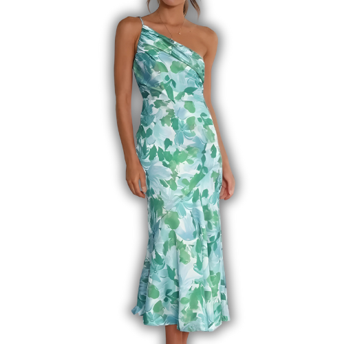Diane™ | Blomsterkjole i satin