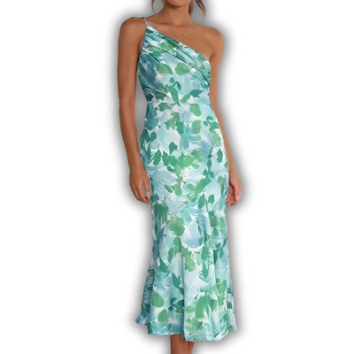 Diane™ | Blomsterkjole i satin