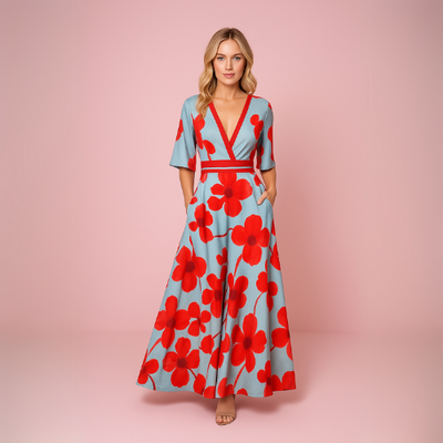 Lorraine™ | Blomsterprint Kjole