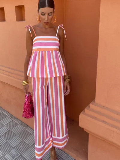 Hanne™ | Trykt Buksetøj Sommeroutfit