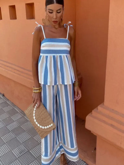 Hanne™ | Trykt Buksetøj Sommeroutfit