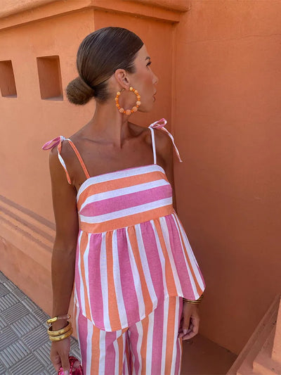 Hanne™ | Trykt Buksetøj Sommeroutfit