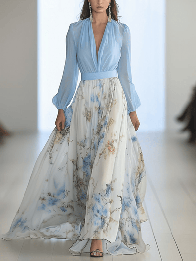 Tess™ | Elegant Blomstret Kjole
