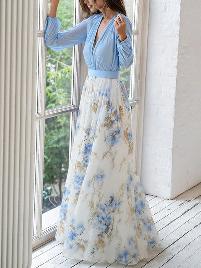 Tess™ | Elegant Blomstret Kjole