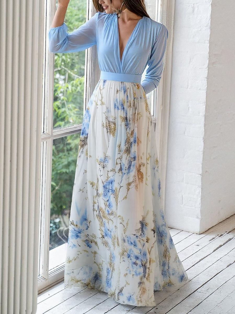 Tess™ | Elegant Blomstret Kjole