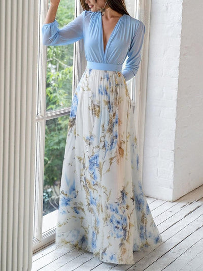 Tess™ | Elegant Blomstret Kjole